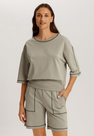 Natural Living Organic Cotton Sweatshirt | Crystal Green 78429-2732